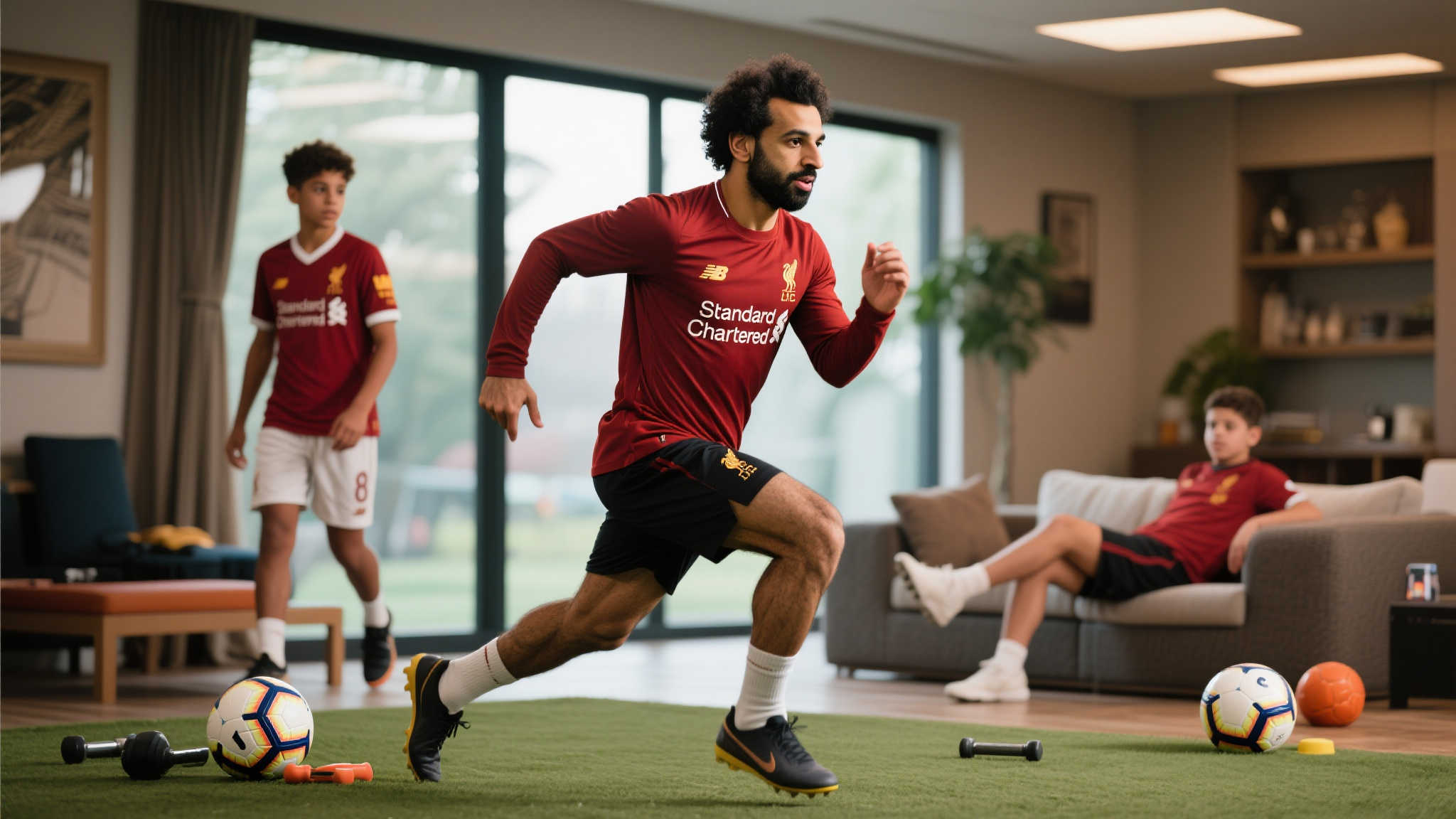 度假亦坚持锻炼,萨拉赫自律人生的缩影 对于年轻球迷和未来希望效仿他的人来说,萨拉赫是一位